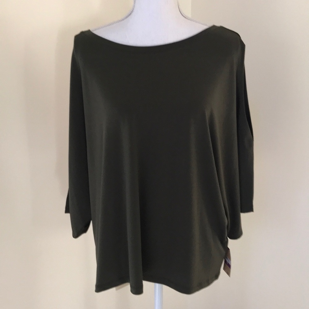 NWT! RACHEL Rachel Roy Size XXL Cold Shoulder Top